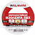 Изолента ПВХ самозатухающая WILLMARK 19ммх0.15ммх10м Стандарт бел. FIT 11013