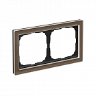 Рамка 2-м ArtGallery Pure органич. стекло мокко SE GAL320602