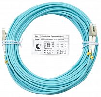 Шнур оптический FOP-50-LC-LC-10м duplex LC-LC 50/125мм OM3 10м LSZH Cabeus 7341c