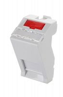 Адаптер 45х22.5мм для 1 модуля Keystone наклонный бел. Eurolan 16B-45-05WT