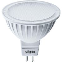 Лампа светодиодная 80 551 NLL-MR16-6-230-3K-GU5.3-FR-SV 6Вт матовая 3000К тепл. бел. GU5.3 430лм 176-264В NAVIGATOR 80551