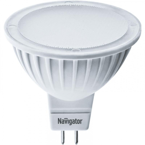 Лампа светодиодная 80 551 NLL-MR16-6-230-3K-GU5.3-FR-SV 6Вт матовая 3000К тепл. бел. GU5.3 430лм 176-264В NAVIGATOR 80551