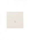 Кнопка звонка СП ZIMA IP20 безвинтов. зажим механизм сл. кость LEZARD 704-9088-103QC