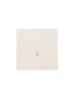 Кнопка звонка СП ZIMA IP20 безвинтов. зажим механизм сл. кость LEZARD 704-9088-103QC