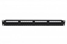 Патч-панель 19дюйм 1U кат.5E неэкранир. 24 порта RJ-45 Dual IDC с задн. кабельным организатором TOKOV ELECTRIC TKE-PP-5E-1U-24P-UTP-CO
