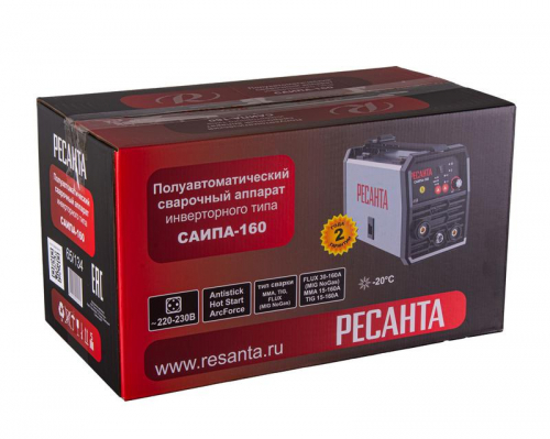 Аппарат сварочный полуавтоматический САИПА-160 (MIG/MAG) Ресанта 65/134 фото 9