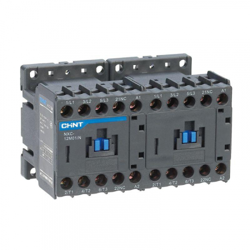 Контактор NXC-12M10/N реверс. 12А 24АС 1НО 50/60Гц CHINT 836630