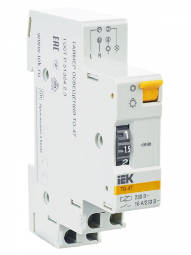 Таймер освещения ТО-47 16А 230В на DIN-рейку KARAT IEK MTA30-16 фото 2