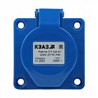 Розетка фланцевая 313 16А 220AC 2P+PE 6ч IP44 КЭАЗ 229455