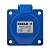 Розетка фланцевая 313 16А 220AC 2P+PE 6ч IP44 КЭАЗ 229455