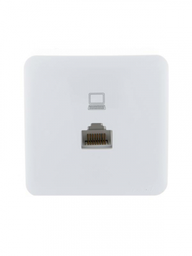 Розетка компьютерная 1-м ОП Viola RJ45 бел. LEZARD 751-0200-139