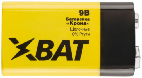 Батарейка щелочная 9В тип "Крона" ХВАТ 6LR61 фото 3