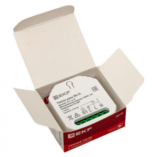 Реле в подрозетник 1-канальное Умное Wi-Fi Connect EKF ssh-1g-wf фото 3