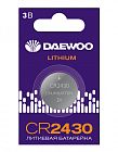 Элемент питания литиевый CR2430 3В BL-1 (блист.1шт) DAEWOO 5058071
