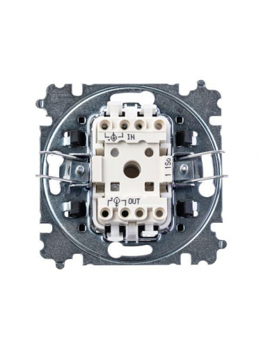 Выключатель 1-кл. СП Levit IP20 бел./дым. черн. ABB 2CHH590145A6062 фото 3