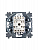 Выключатель 1-кл. СП Levit IP20 бел./дым. черн. ABB 2CHH590145A6062