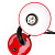 Светильник UF-301P С04 настол. 230В 60Вт красн. Ultraflash 12898