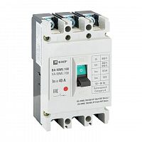Выключатель автоматический 3п 100/40А 18кА ВА-99МL Basic EKF mccb99-100-40mi