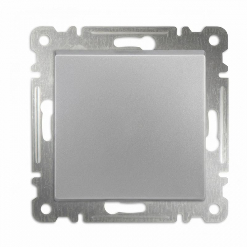 Выключатель 1-кл. СП Karea 10А IP20 механизм серебр. Makel 57065001