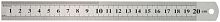 Линейка нержавеющая 200х19мм FIT 19002