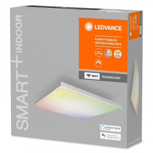 Светильник светодиодный SMART WIFI PLANONFRAMELES30X30RGBTW LEDVANCE 4058075484351 фото 3