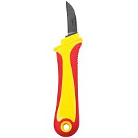 Нож монтажника нержавеющая сталь прямое лезвие Rexant 12-4936