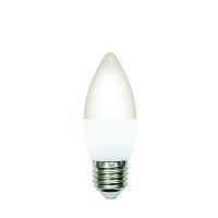 Лампа светодиодная LED-C37-6W/4000K/E27/FR/SLS 6Вт свеча матовая 4000К бел. свет E27 Volpe UL-00008789