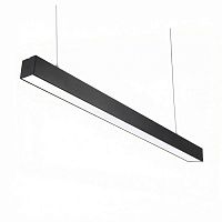 Светильник светодиодный ULO-K10D 12W/4000K/L50 IP40 BLACK 12Вт 4000К IP40 1350лм линейный подвесной бел. свет алюм. черн. Uniel UL-00013496