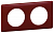 Рамка 2-м Celiane перкаль бордо Leg 066752