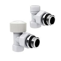 Набор термостатический угловой Design 1/2дюйм М30х1.5 бел. Royal Thermo НС-1640379