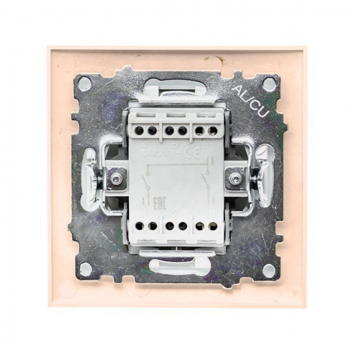 Выключатель 2-кл. СП Валенсия 10А IP20 крем. PROxima EKF EWV10-023-20 фото 5
