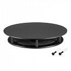 Крепление MOONLIGHT-BASE-ROUND-D25-L метал. черн. Arlight 045660
