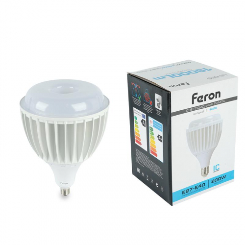 Лампа светодиодная LB-655 200Вт 6400К E27-E40 230В FERON 51949