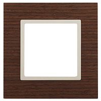 Рамка 1-м 14-5301-09 дерево Elegance дуб+сл. кость ЭРА Б0034568