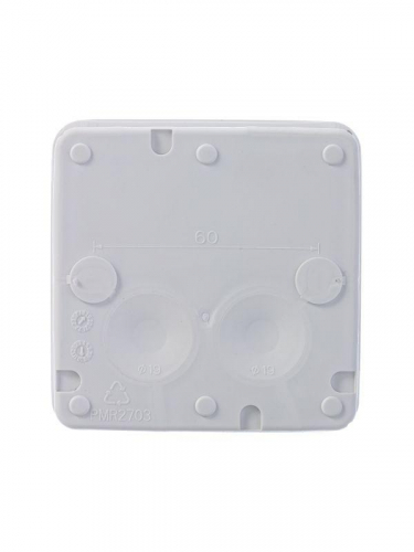 Коробка разветвительная 86х86 IP65 бел. ABB 2TKA140012G1 фото 4