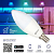 Лампа светодиодная Умная Connect 5Вт свеча RGBW E14 220-240В WIFI EKF slwf-e14-rgbw