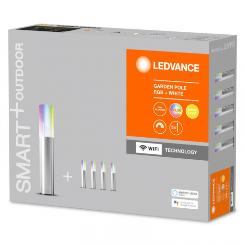 Светильник светодиодный SMART WIFI GARDEN POLE 5 элементов RGBW LEDVANCE 4058075478213 фото 3
