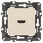 Розетка 14-3114-02 HDMI Elegance сл. кость ЭРА Б0034333