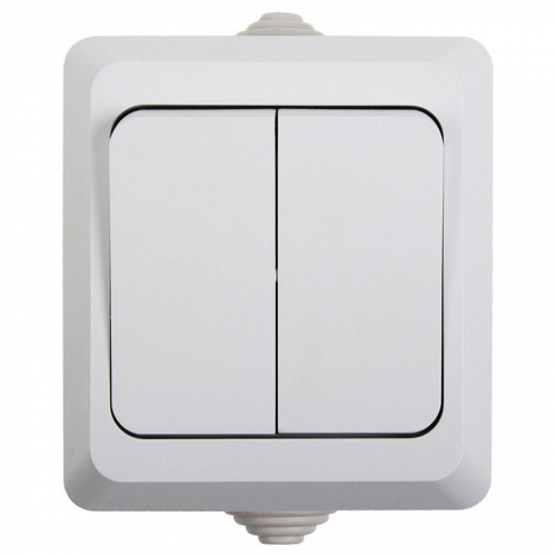Выключатель влагозащищенный 2-кл. ОП 10А IP44 PROCONNECT 78-0514 фото 2
