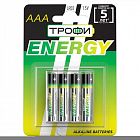 Элемент питания алкалиновый AAA/LR03 LR03-4BL Eco (блист.4шт) Трофи Б0017044