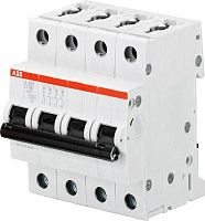 Выключатель автоматический модульный 4п D 20А 10кА S204M D20 ABB 2CDS274001R0201