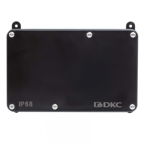 Коробка индустриальная 203х128х69мм IP68 с гладкими стенками черн. DKC P68M4017 фото 2