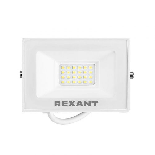 Прожектор СДО 30Вт 2400лм 5000К бел. корпус Rexant 605-025 фото 2