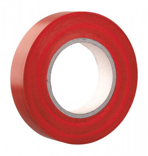 Изолента V02-7R-18х19-20 0.18х19мм (рул.20м) красн. Volsten 9787 фото 2