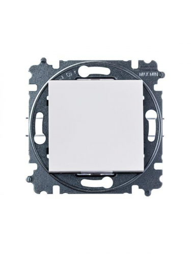 Переключатель перекрестный 1-кл. СП Levit IP20 бел./дым. черн. ABB 2CHH590745A6062 фото 2