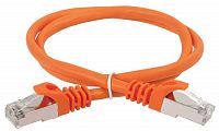 Патч-корд кат.5E FTP 1м оранж. ITK PC07-C5EF-1M