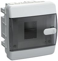 Корпус ЩРВ-П-4 UNION Compact IP41 черн. прозр. дверь пластик. IEK UIC-KP12-V-04-41-K01