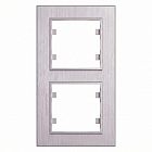 Рамка 2-м вертикальная Karea LINE жемчуг Makel 86100707