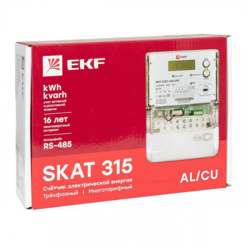 Счетчик Skat 315E/1-5(60) SIRP 3ф EKF 31501R фото 9