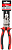 Плоскогубцы комбинированные "Тренд" 160мм двухцветные прорезиненные ручки хром-никелевое покрытие КУРС 47564